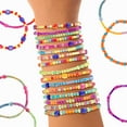thumbnail image 5 of Crayola Creations Color Theory Bead Kit Jewelry Making Tween Activity, 2000+ Plastic Bead Kit, 5 of 7