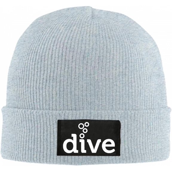 Dive Scuba Diving Beanie Hat for Women Men Winter Hat Cuffed Winter Beanie Warm Skull Cap Plain Knit Hat Cap
