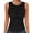 Black(Tank Tops), variant on GUACER Women's Ribbed Knit Tank Tops, Crew Neck Sleeveless Loose Cami Top, Casual Basic Camisole