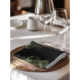 thumbnail image 6 of Sage Green Rose Cloth Napkins Set of 8 Reusable Dinner Napkins, Vintage Abstract Garden Flower Floral Black Cocktail Napkin Washable Table Napkins for Wedding/Holiday Party/Baby Shower 20"x20", 6 of 7