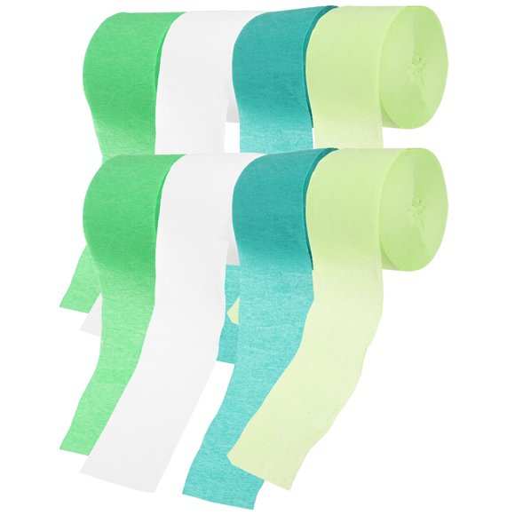 QUMIIRITY 8Ud Decoraciones De Fiesta Con De Crepé Multicolor Para Bodas Y Celebraciones