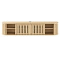 thumbnail image 6 of Modway Fortitude 63" Wall-Mounted TV Stand in Oak, 6 of 10