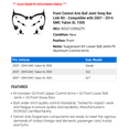 thumbnail image 2 of Front Control Arm Ball Joint Sway Bar Link Kit - Compatible with 2007 - 2014 GMC Yukon XL 1500 2008 2009 2010 2011 2012 2013, 2 of 2