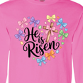 thumbnail image 4 of Inktastic He is Risen Easter Long Sleeve T-Shirt, 4 of 5