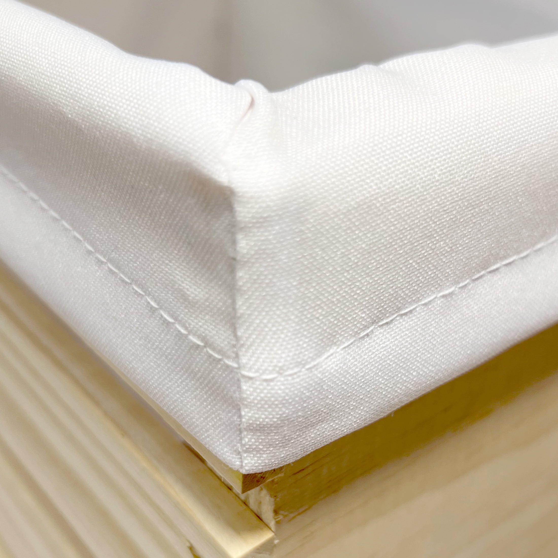 Wooden Crate Liner White for Standard Storage 18 x 9.5 x 12.5 Inch Crates