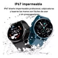 thumbnail image 4 of ChiBear Smartwatch Deportivo Impermeable Con Bluetooth Y Llamadas Caja, Correa y Bisel Azul, 4 of 8
