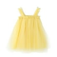 thumbnail image 3 of Coerni Toddler Baby Girl Tulle Tutu Dress Sleeveless Layered Dresses Princess Birthday Parties Dress Summer Beach Clothes, 3 of 7