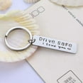 thumbnail image 2 of Keychain Necklace Set - Drive Safe,I Love You Trucker Keychain Birthday Forward Gift, Husband Boyfriend Gift, 2 of 5