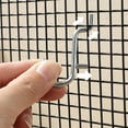 thumbnail image 4 of LOLIPPYY 10Pcs Pegboard J Hooks Silver Stainless Steel Minimalist Design For Tool Organization In Workshop, 4 of 8