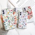 thumbnail image 2 of Flower Phone Case For iPhone 13 Case iPhone 11 12 14 15 Pro Max 12 13 Mini 7 8 Plus SE 2020 XR XS X Shockproof Clear Soft Cover, 2 of 5