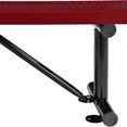 thumbnail image 6 of Global Industrial 6'L Expanded Metal Mesh Flat Bench, Red, 6 of 7