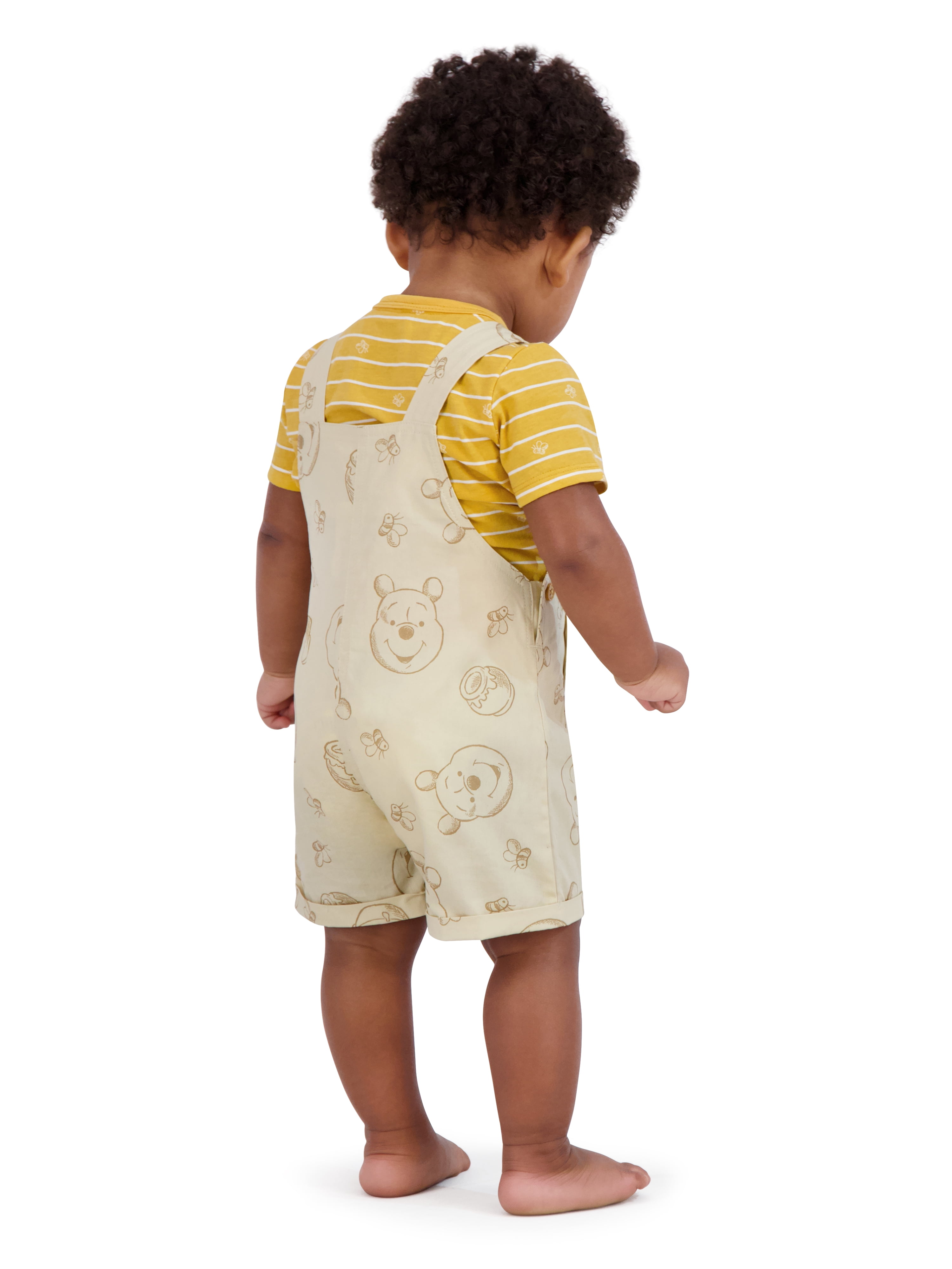Winnie The Pooh Baby Boy Shortall Set, Sizes 0/3 Months-24 Months