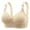 Beige, variant on Tbopshirt Wireless Bras for Women Plus Size,Stretch Push-Up Womens Bras,Woman's Color Comfortable Hollow Out Perspective Bra Underwear No Rims