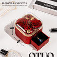 thumbnail image 2 of Otuo Preserved Real Rose Box with Necklace, Eternal Flowers Gifts for Girlfriend, Women, Mom, Wife, Gifts Idea on Christmas, Valentine's Day, Mother's Day, Birthday, Anniversary, Thanksgiving(Red), 2 of 8