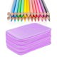 thumbnail image 5 of Estuche para bolígrafos de 4 capas Estuche para lápices Estuche para lápices con cremallera Estuche para lápices con 72 ranuras Púrpura Cola Estuche, 5 of 8