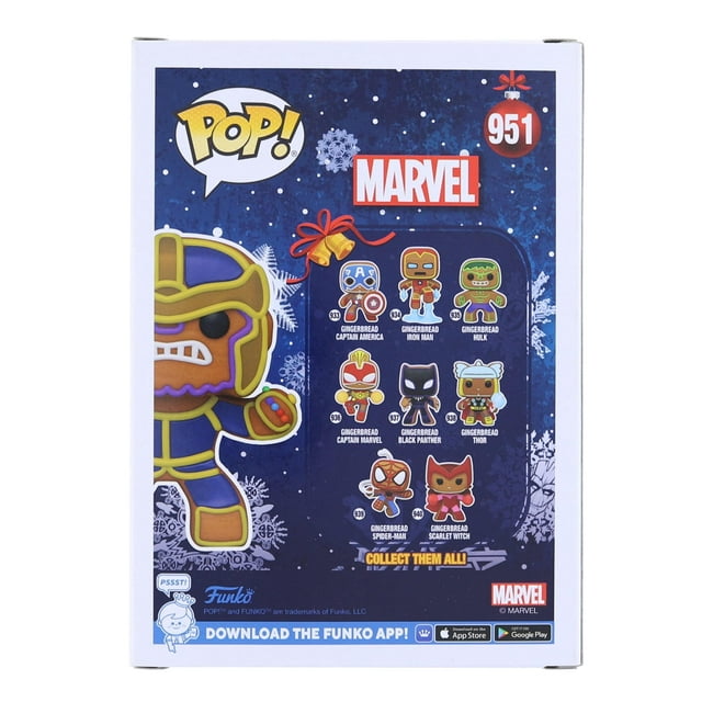 Funko POP! Marvel: Gingerbread Thanos Exclusive POP! -
