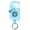 Blue, variant on 120cm Heavy Duty Retractable Carabiner Keychain With Sliding Lock For Keys Tools ID Badges
