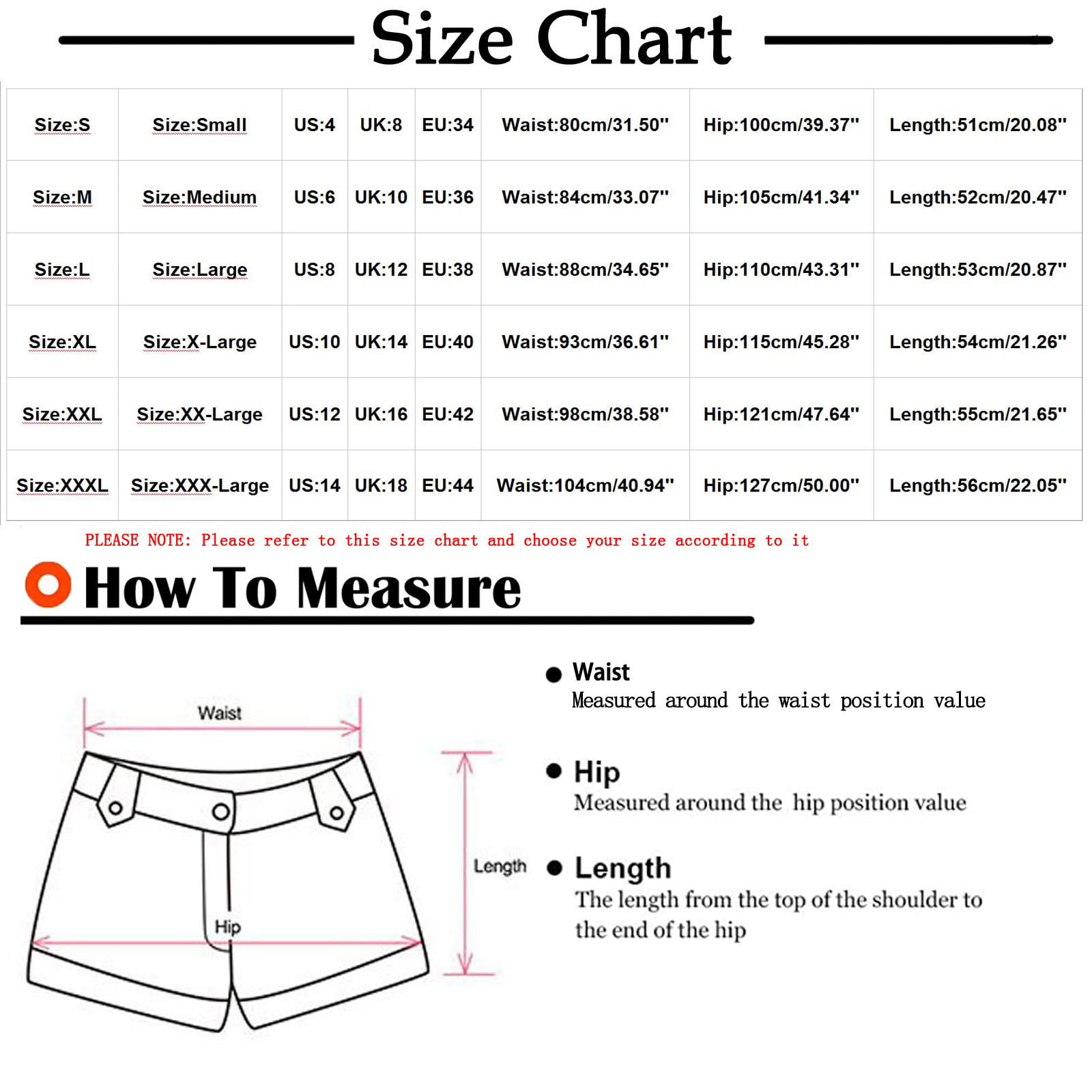 Rothco BDU Pants Size Chart | Uniform Tactical Supply