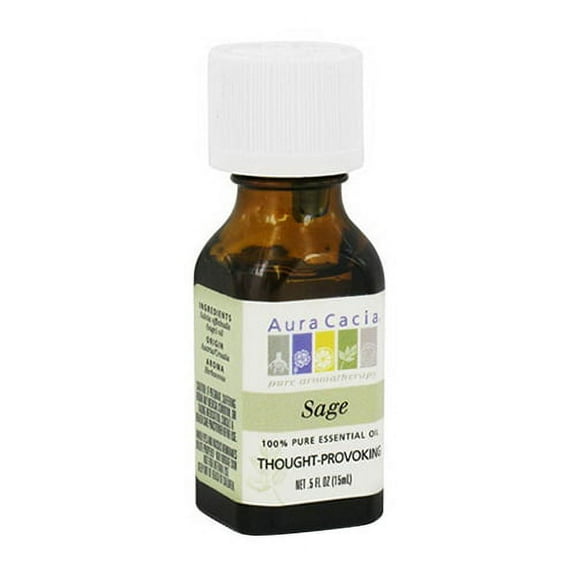 Aura Cacia Thought-Provoking Essential Oils, Clary Sage - 0.5 Oz