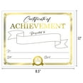 thumbnail image 2 of Award Certificate Paper, Gold Foil Blank Certificate of Achievement Paper Sheet for Students, School. Laser and Inkjet Printer Friendly, 8.5 x 11 inches,30 Counts, 2 of 7