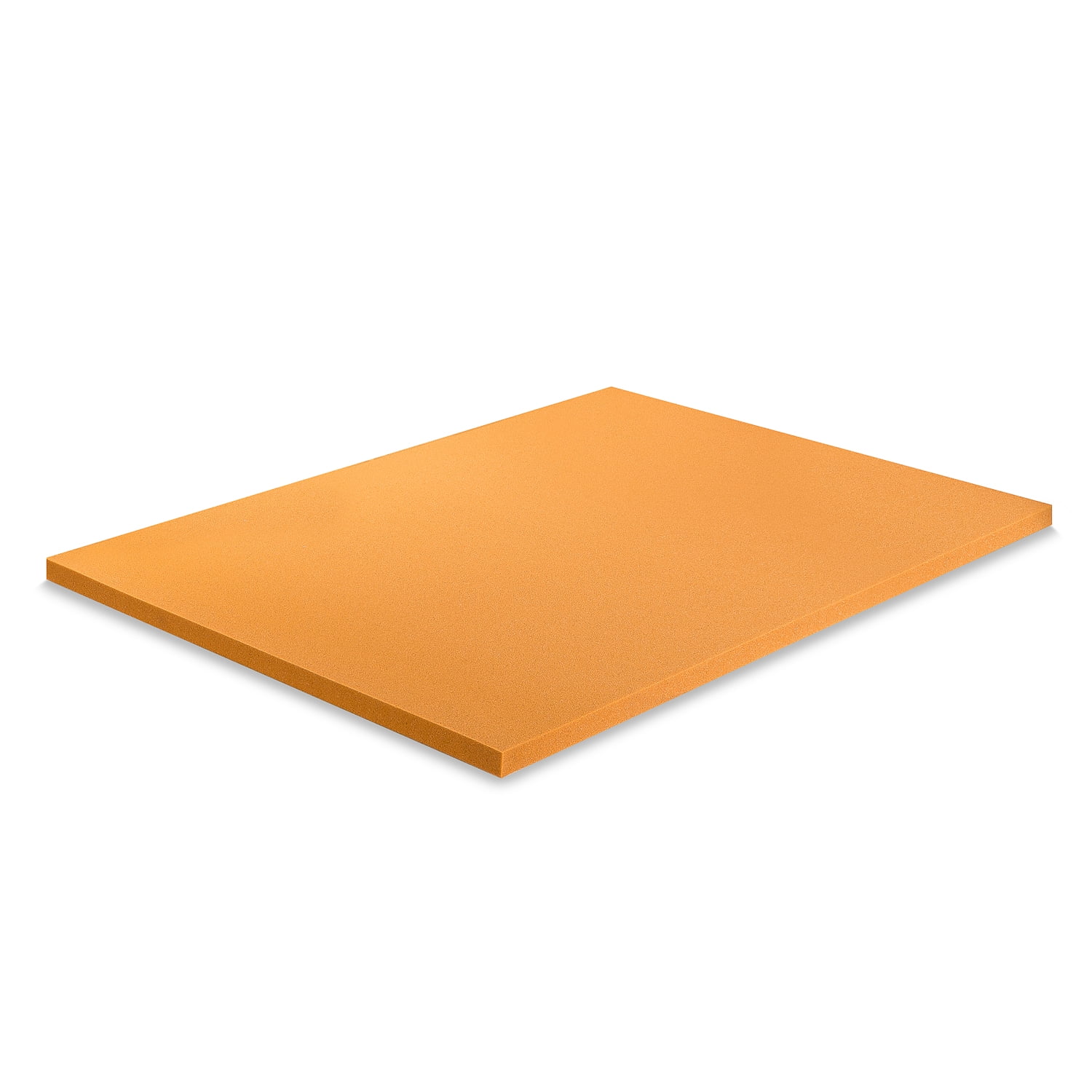 Full 1.5 Inch Cooling Convoluted Copper Memory Foam Mattress Topper with Air Flow Design//Antimicrobial Foam//Odor-Resistant//Pressure Relieving Contoured Surface Zinus