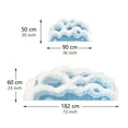 thumbnail image 6 of 23"×72" Soft Shag 3D Stereo Wave Moss Bedside Rug,Moss rug Cute Moss Bathroom Rug Boho Aesthetic Leaf Leaves Bath Mat Shaggy Non Slip Absorbent Shower Mat Décor, 6 of 10
