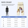 thumbnail image 4 of Picia Autumn Gnomes1 Mens Soft Woven Cotton Elastic Waistband Sleep Pajama Pant Lounge Sleep Pant With Pockets And Drawstring-Large, 4 of 9