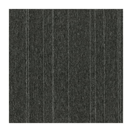 Mohawk Basics 24" x 24" Carpet Tile Sample with EnviroStrand™ PET Fiber in Smoke (1 piece)
