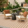 thumbnail image 6 of Fsbecl Round Metal Indoor Patio End Table, Black, 6 of 9