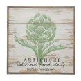 thumbnail image 2 of Contemporary Home Living 15.75" Wood Green and Brown Artichoke Wall Plaque, 2 of 2