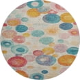 thumbnail image 2 of Addison Rugs Mayfield Premium Machine Washable Transitional Geometric Beige Round Rug, 8' x 8', 2 of 6