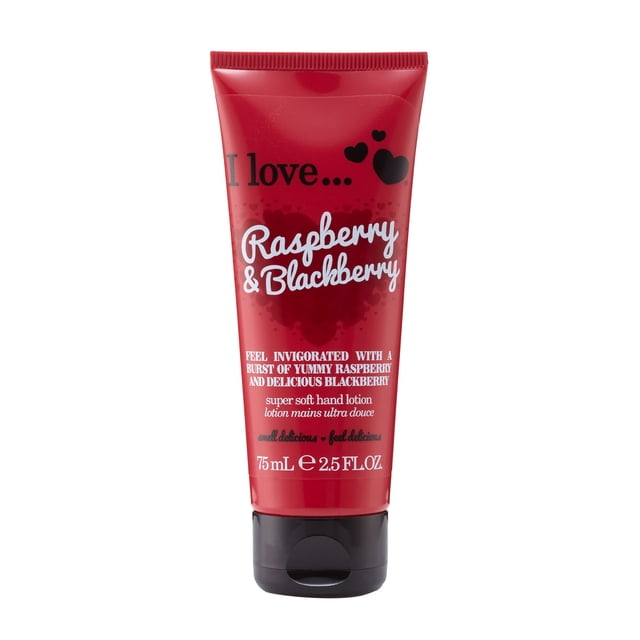 I Love Cosmetics Loción de Manos Súper Suave, Frambuesa y Mora, 75 ml