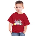 thumbnail image 4 of TIMIFIS T-Shirts de Pâques pour Enfants Garçons Filles Imprimé Œufs Mignons Gnomes Manches Courtes T-Shirt Col Rond Été, 9 Ans, 4 of 4