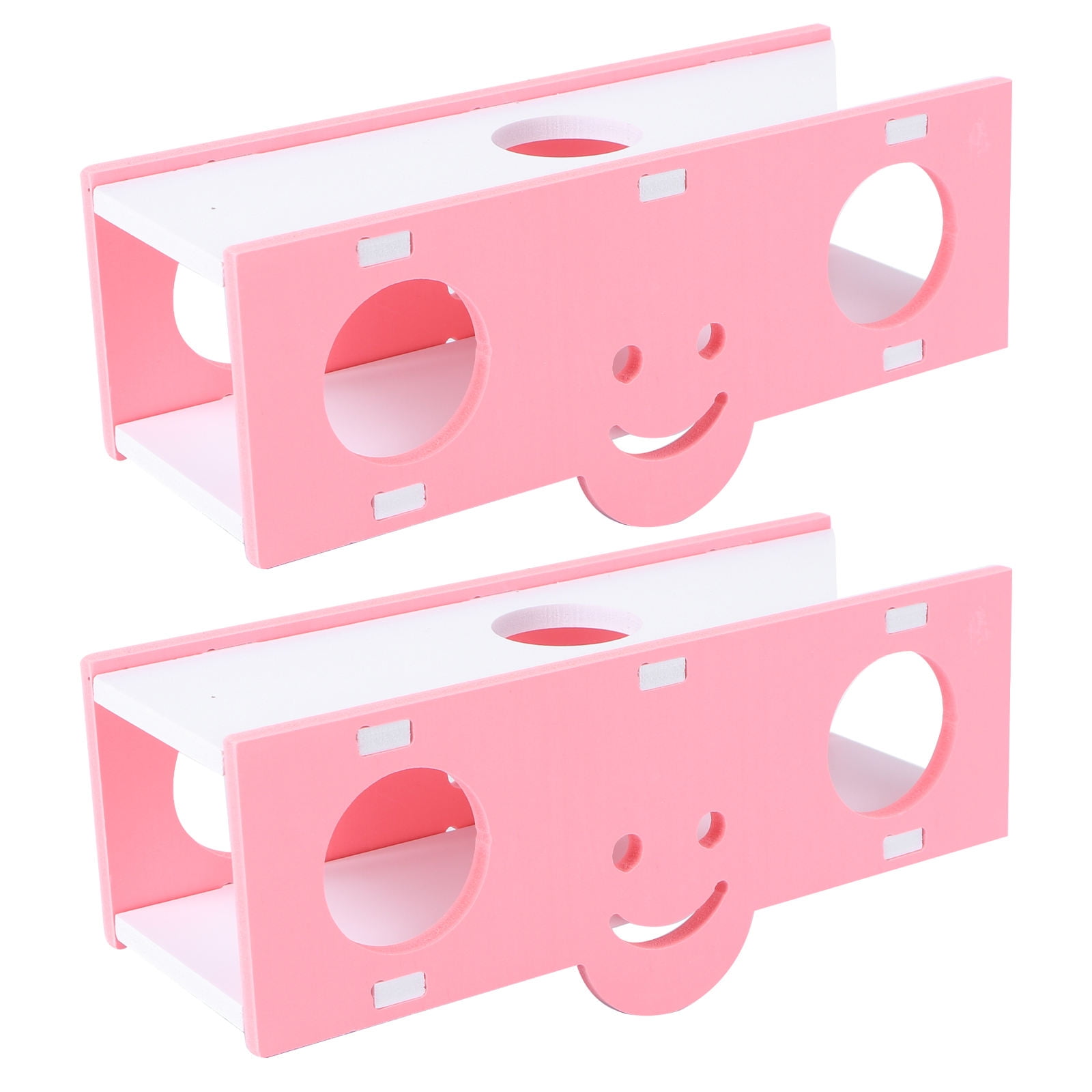 ELAYARD 2-Pack Small Pet Hamster Toys PVC Chew Toys for Small Furry Animals Random Colors