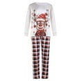 thumbnail image 4 of Christmas Family Pajama Matching Reindeer PJs Plaid Pants Xmas Sleepwear Clothes, 4 of 6