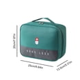 thumbnail image 4 of Matsuzay Kit de emergencia soporte para bolsa al aire libre vacío portátil Oxford paño pastillero organizador de almacenamiento herramientas de ayuda Almacenamiento y organización del hogar Verde Matsuzay HA060595-02, 4 of 6