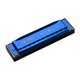 thumbnail image 2 of Armónica de Blues en Do Mayor, 10 Agujeros, Color Azul, Ideal para Música Clásica y Jazz, Portátil y Duradera con Estuche Incluido, 2 of 6