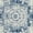 Ivory and Blue, variant on Unique Loom Bromley Collection Area Rug - Wells (3' Round Ivory/Gray)