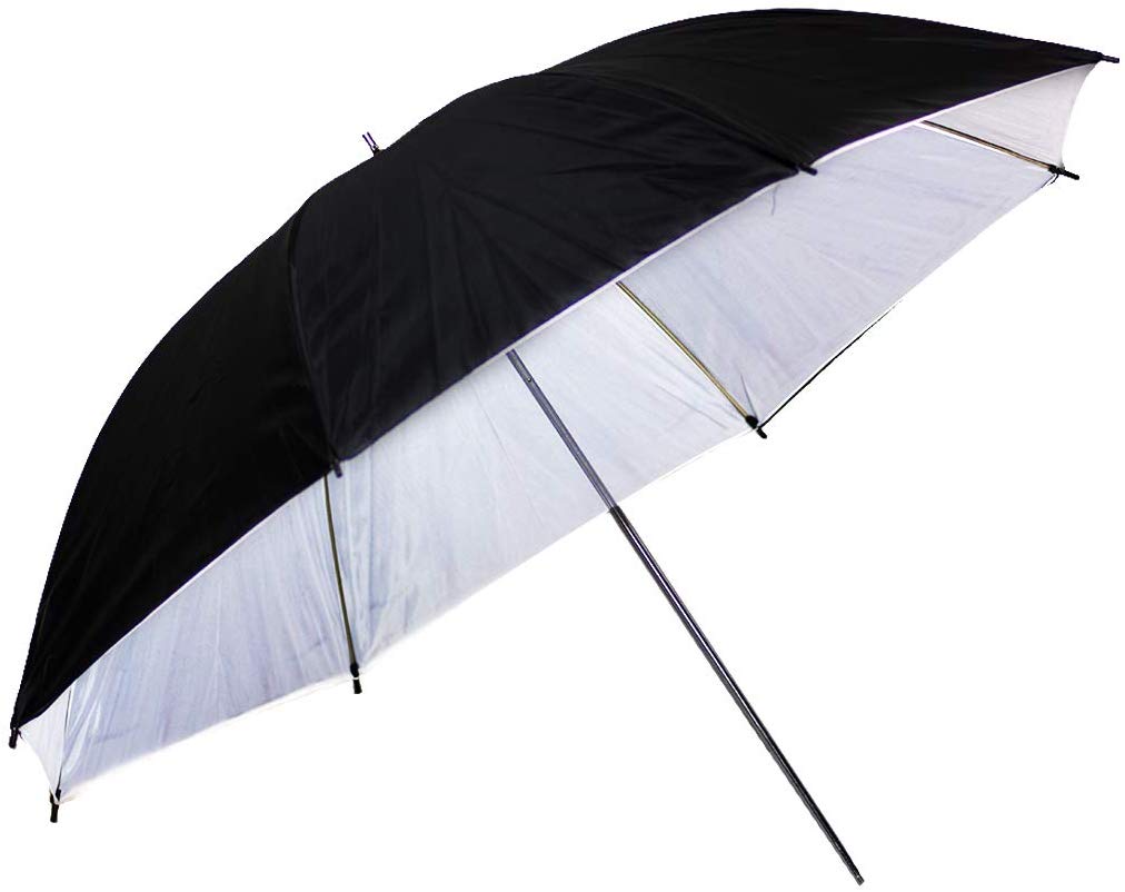 LS Photography 40" Double Layered Black & White Reflective Umbrella for