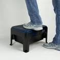 thumbnail image 3 of Wisconic 10.9 Inch Storage Step Stool Made Of Sturdy, Black Polypropylene With Non-Slip Feet, Includes A Storage Tray 250 Pound Maximum Weight Capacity, 3 of 5
