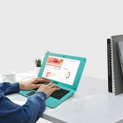 T&C Laptop Computer-10.1 Inch Kids Laptop powered by Android 7.1.1 OS, 2gb Ram +32gb, Bluetooth, Wi-Fi- Blue