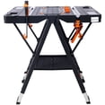 thumbnail image 6 of Portable Workbench with 2-in-1 Functionality, Heavy-Duty Aluminum Frame, Adjustable Height, Includes Clamps and Limit Blocks, 6 of 16