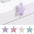 thumbnail image 4 of facefd Starfish Shaped Luminous Crash Pad Mat Adhesive Door Lock Silicone Shockproof Pad 4.5cm, 4 of 5