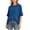 *Blue, variant on Women's Oversized Crew Neck T Shirt , Ladies' Elbow Sleeve Loose Tee , Casual Soft Stretchy Top For Women,Army Green,S-2XL