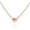 Rose Gold, variant on S.Leaf 925 Sterling Silver Tiny Dot Necklace Round Circle Pendant Necklace for Women (Gold)