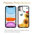 thumbnail image 2 of Case for iPhone 11 6.1 Inch,Sunflower Rose Pattern TPU Bumper Anti-Slip Case, 2 of 5