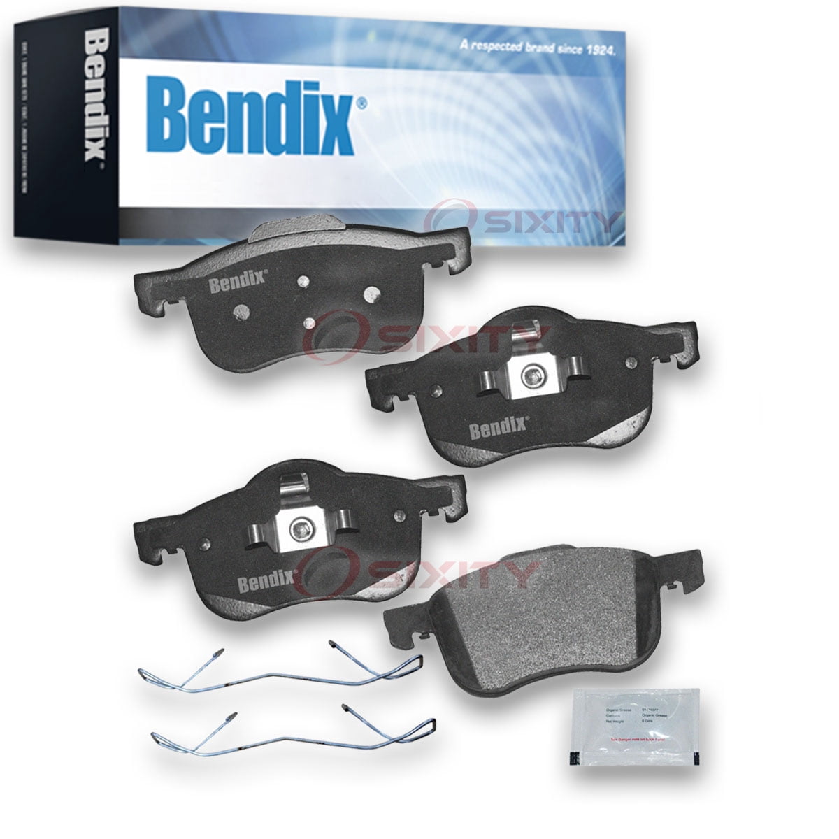 Bendix Brakes Disc Brake Pad Set Fits select: 2003-2007 VOLVO XC70, 2004-2007 VOLVO S60 2.5T