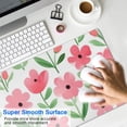 thumbnail image 4 of Long Mouse Pads for Desk,Pioneer Flower Floral Print Pattern Desk Mats on Top Of Desks, Desk Mouse Pad Extra Large with 3mm Non-Slip Base and Stitched Edge for Gaming,Office,Work,Home 31.5"x11.8", 4 of 6