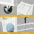 thumbnail image 3 of DWVO Golf Storage Rack Garage Organizer Golf Bag Storage Stand Rack Golfing Equipments Rack Extra Large Design for Golf Clubs Accessories Sports Equipment Storage Rack, 3 of 7