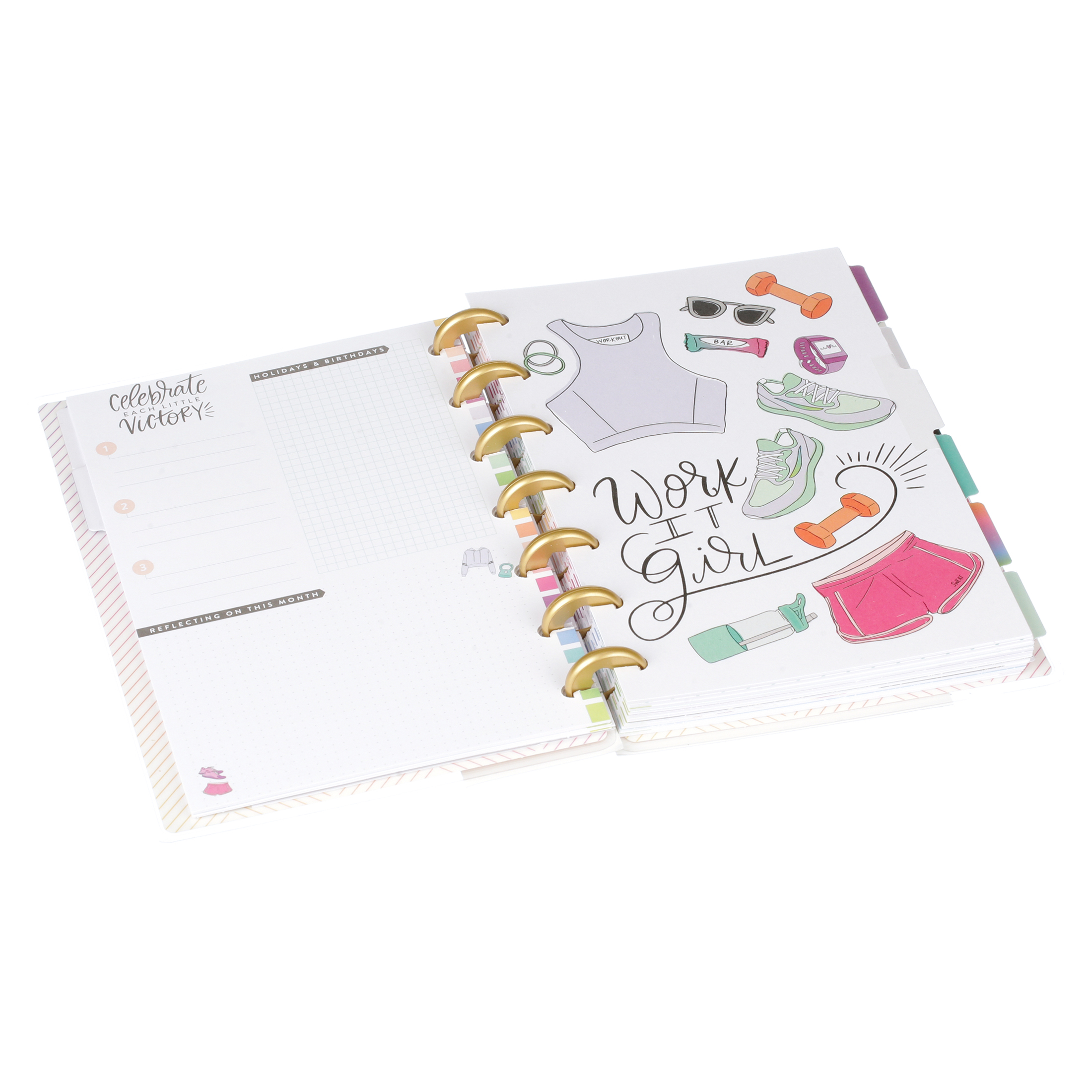 Happy Planner Medium Accessories 97/Pkg-Fitness/Wellness